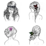 hair style diy android application logo